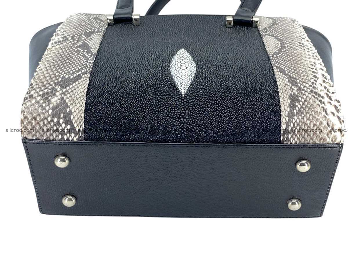 Stingray&python leather bag 2521 Foto 13