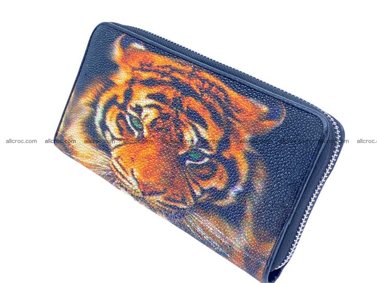 Stingray lather zip wallet 2708 Foto 3