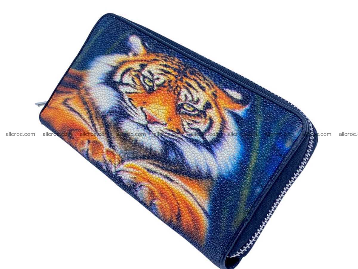 Stingray lather zip wallet 2709 Foto 3