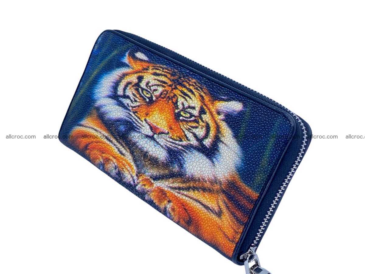 Stingray lather zip wallet 2709 Foto 2