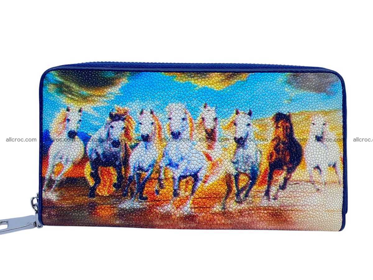 Stingray lather zip wallet 2706 Foto 0