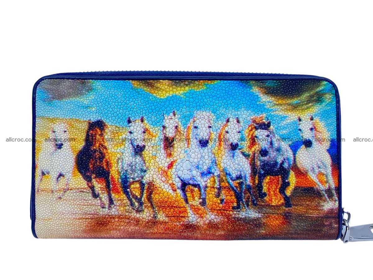 Stingray lather zip wallet 2706 Foto 1