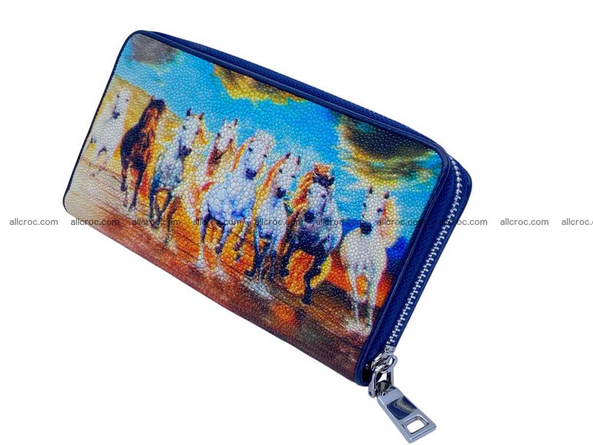 Stingray lather zip wallet 2706 Foto 2
