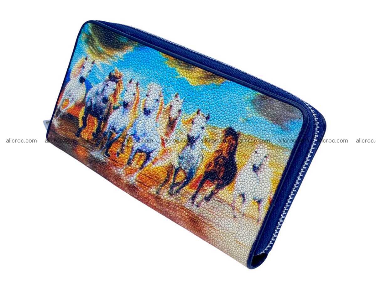 Stingray lather zip wallet 2706 Foto 3