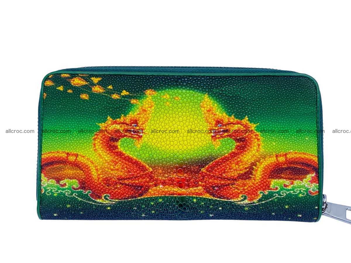 Stingray lather zip wallet 2699 Foto 0