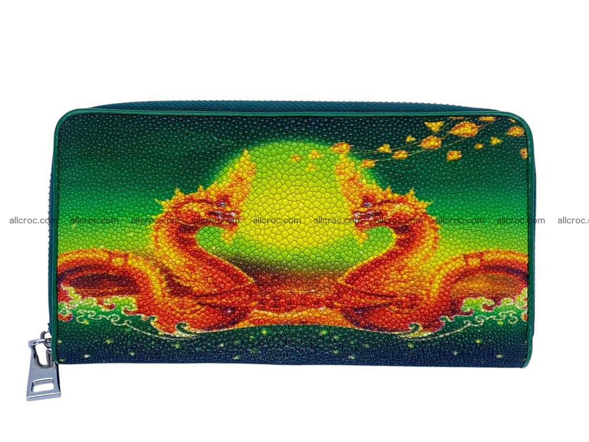 Stingray lather zip wallet 2699 Foto 1