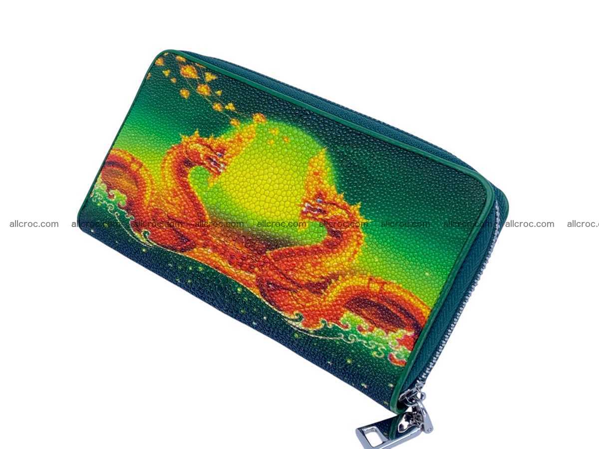 Stingray lather zip wallet 2699 Foto 2
