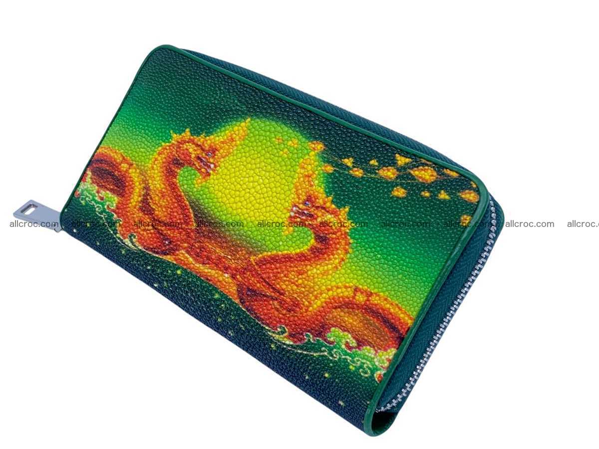 Stingray lather zip wallet 2699 Foto 3