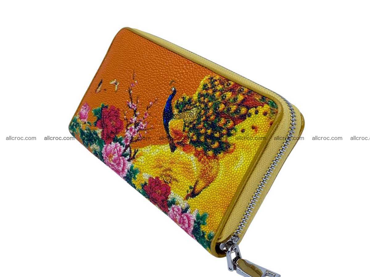 Stingray lather zip wallet 2703 Foto 2