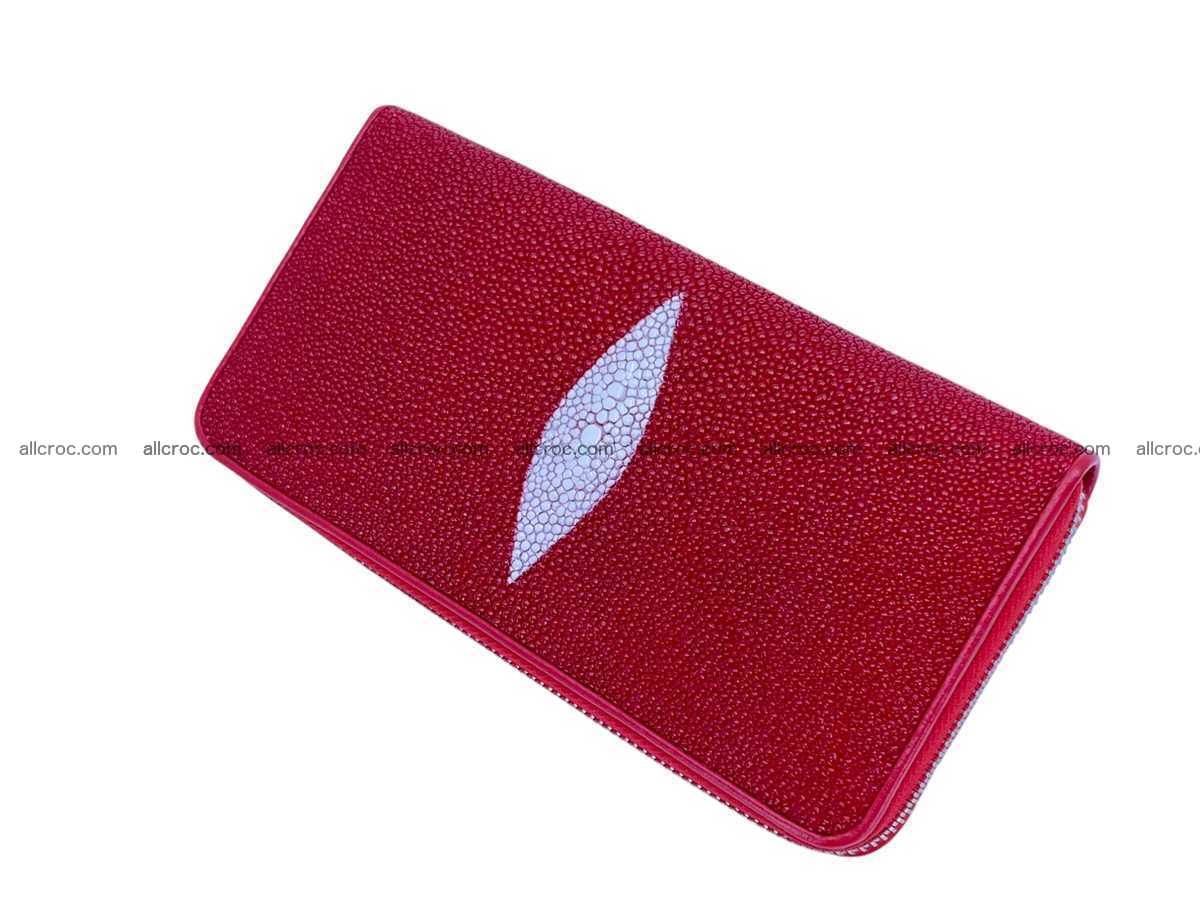 Stingray lather zip wallet 2686 Foto 0