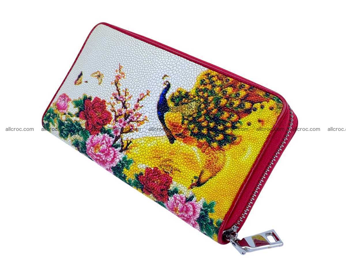 Stingray lather zip wallet 2704 Foto 2