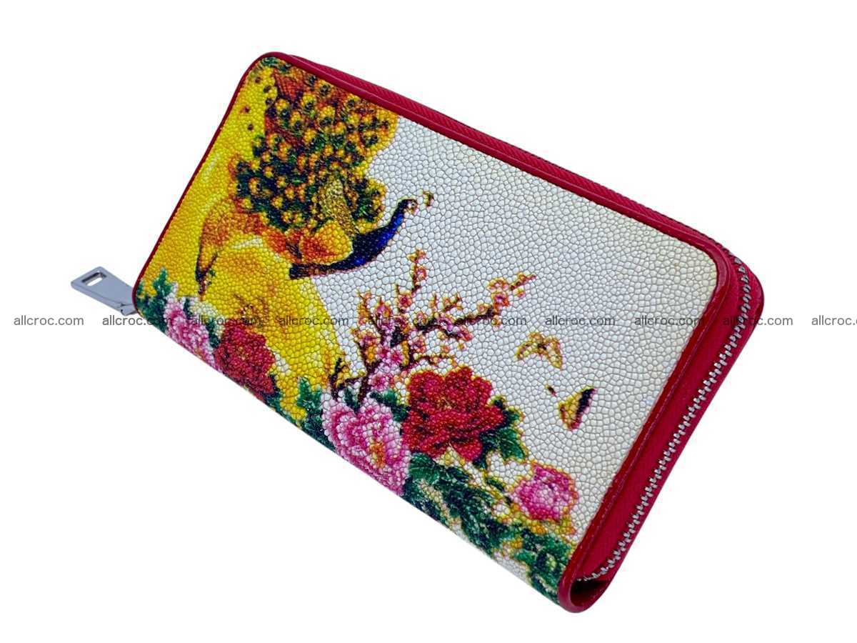 Stingray lather zip wallet 2704 Foto 3