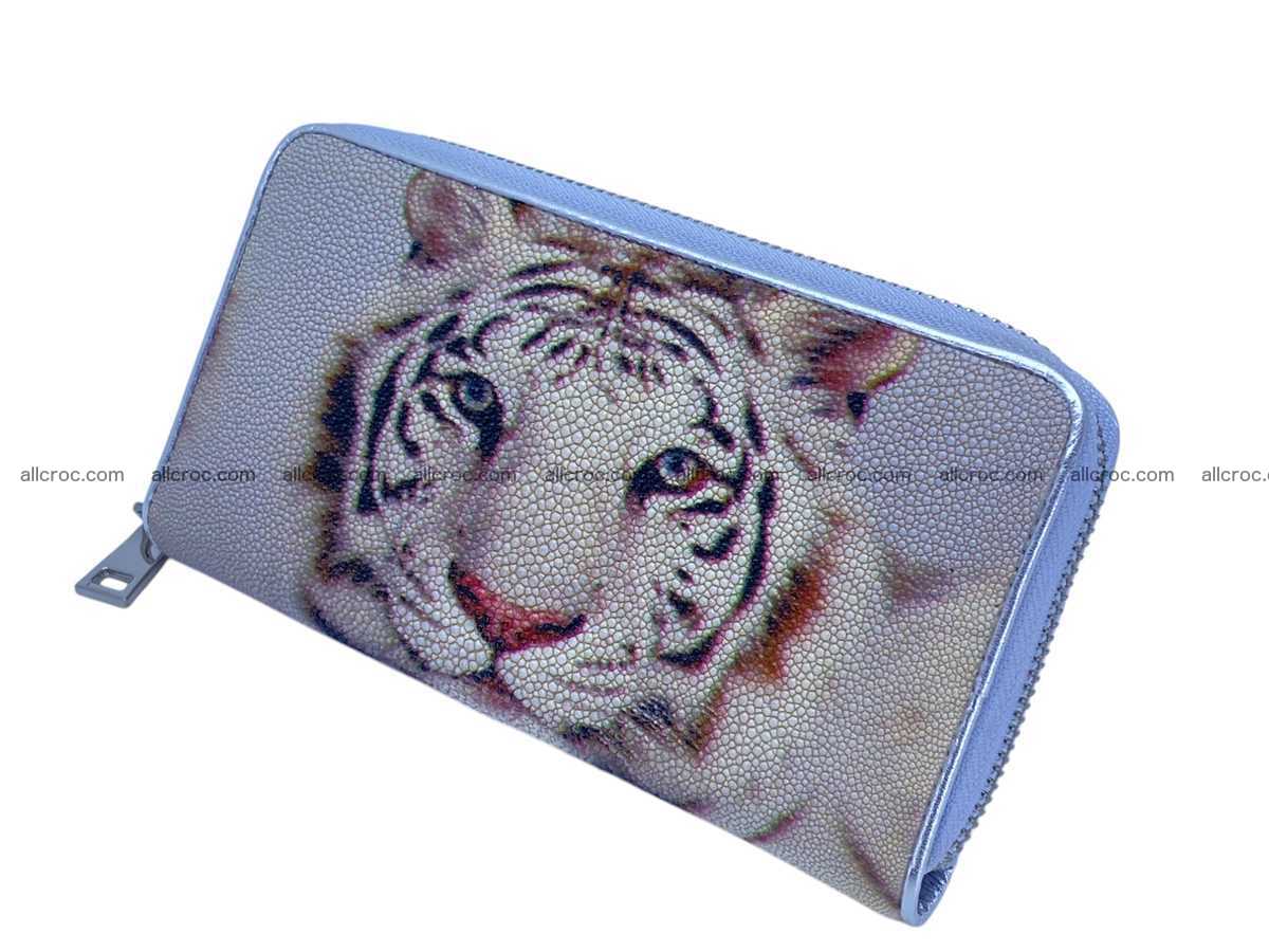 Stingray lather zip wallet 2707 Foto 2