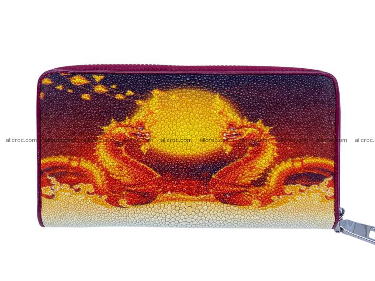Stingray lather zip wallet 2700 Foto 0