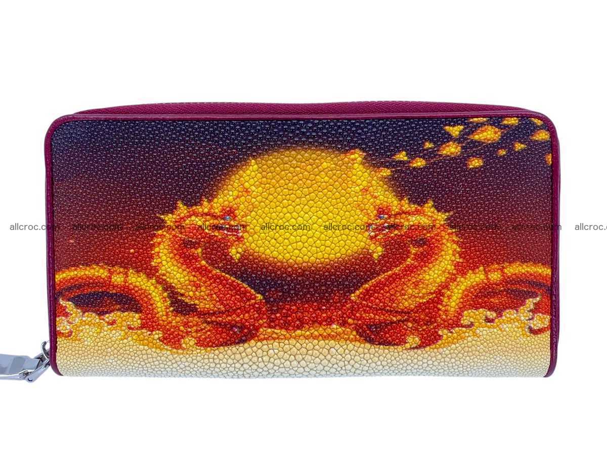 Stingray lather zip wallet 2700 Foto 1