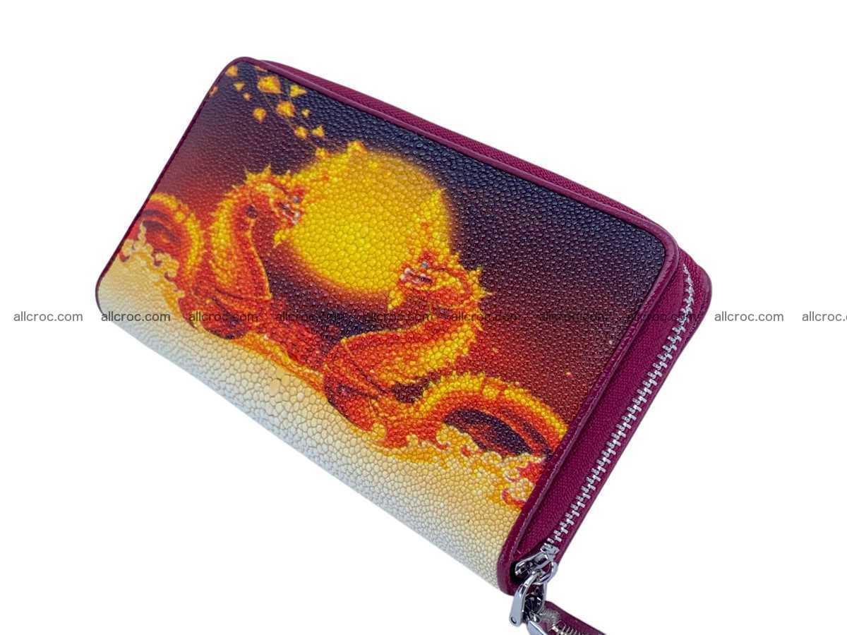 Stingray lather zip wallet 2700 Foto 2