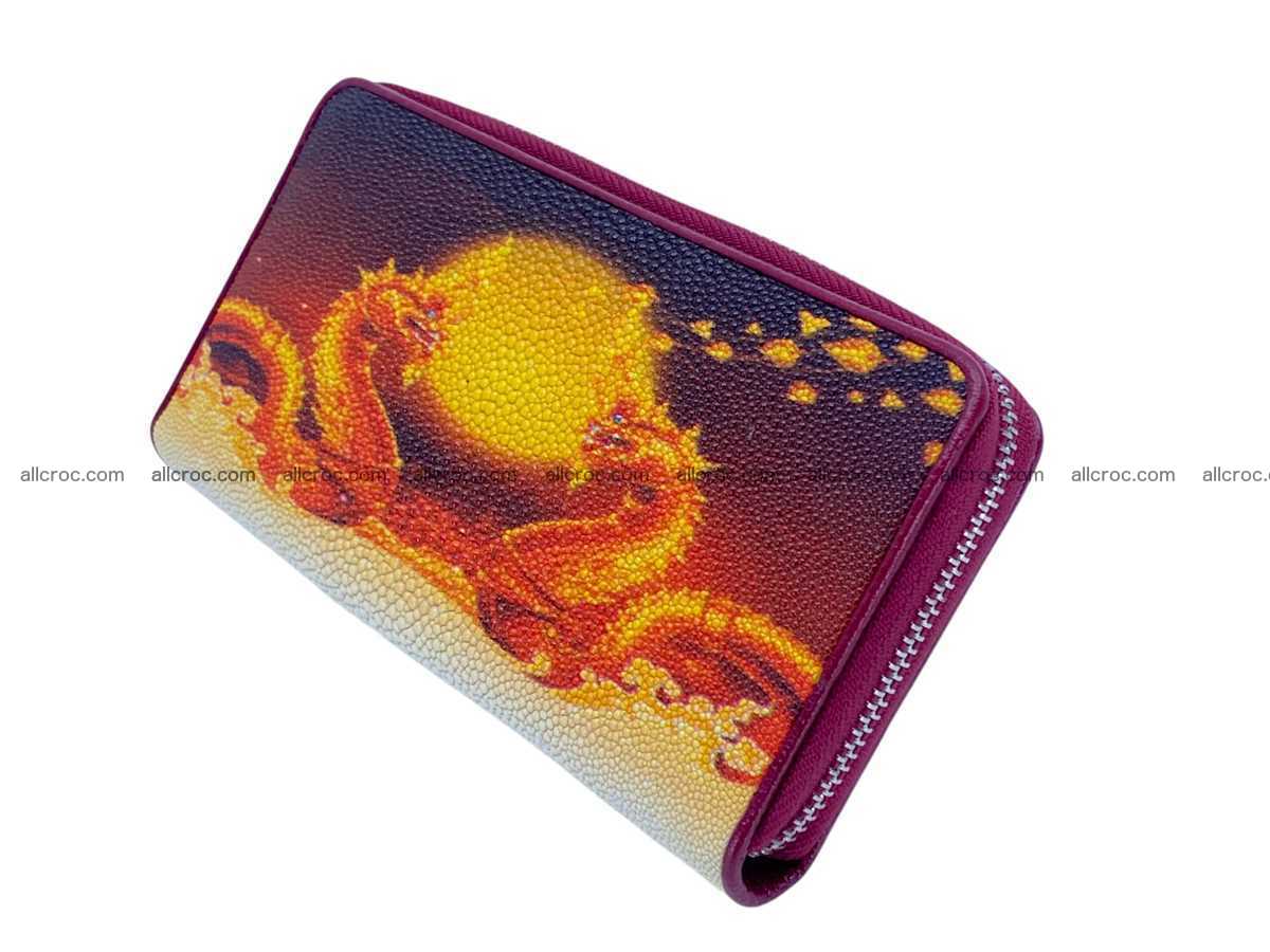 Stingray lather zip wallet 2700 Foto 3