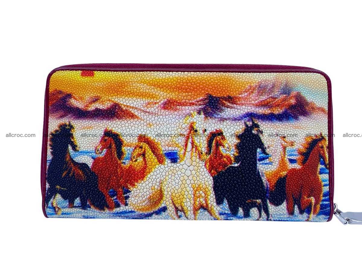 Stingray lather zip wallet 2701 Foto 1
