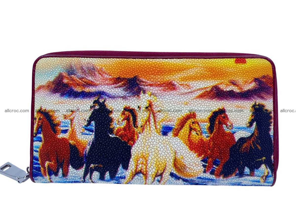 Stingray lather zip wallet 2701 Foto 0