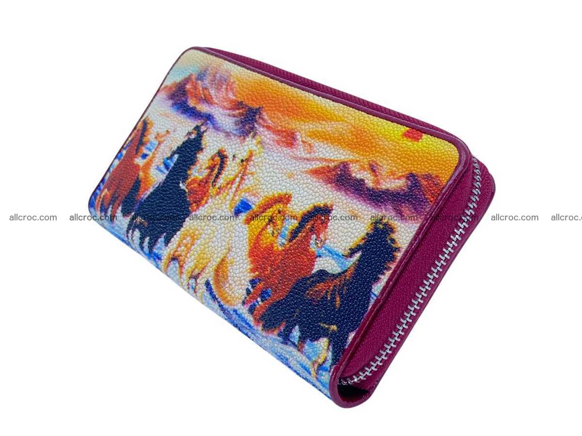 Stingray lather zip wallet 2701 Foto 3