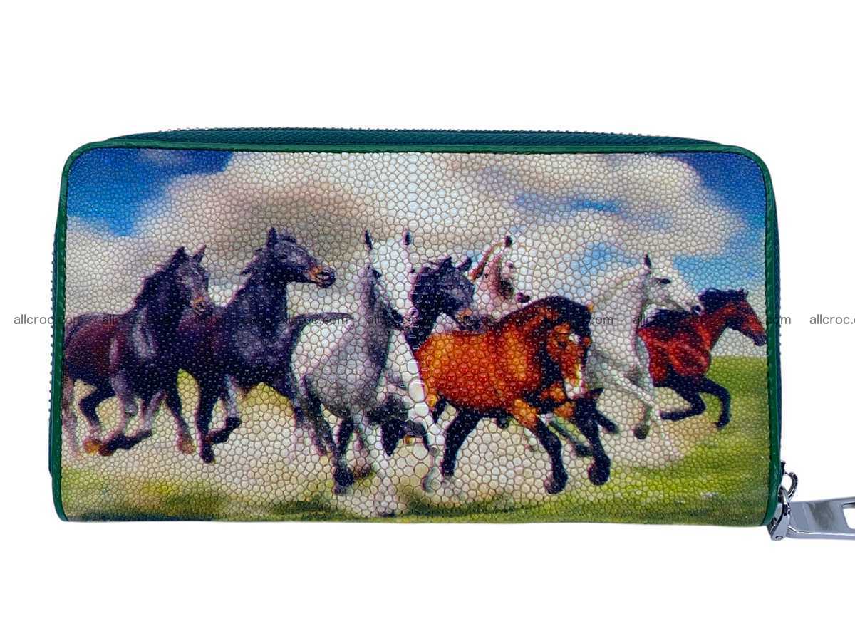 Stingray lather zip wallet 2698 Foto 0