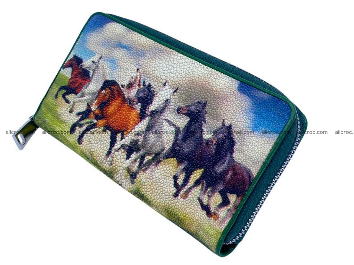 Stingray lather zip wallet 2698 Foto 3