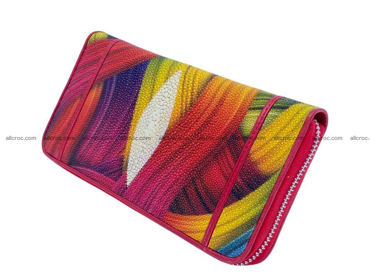 Stingray lather zip wallet 2705 Foto 2
