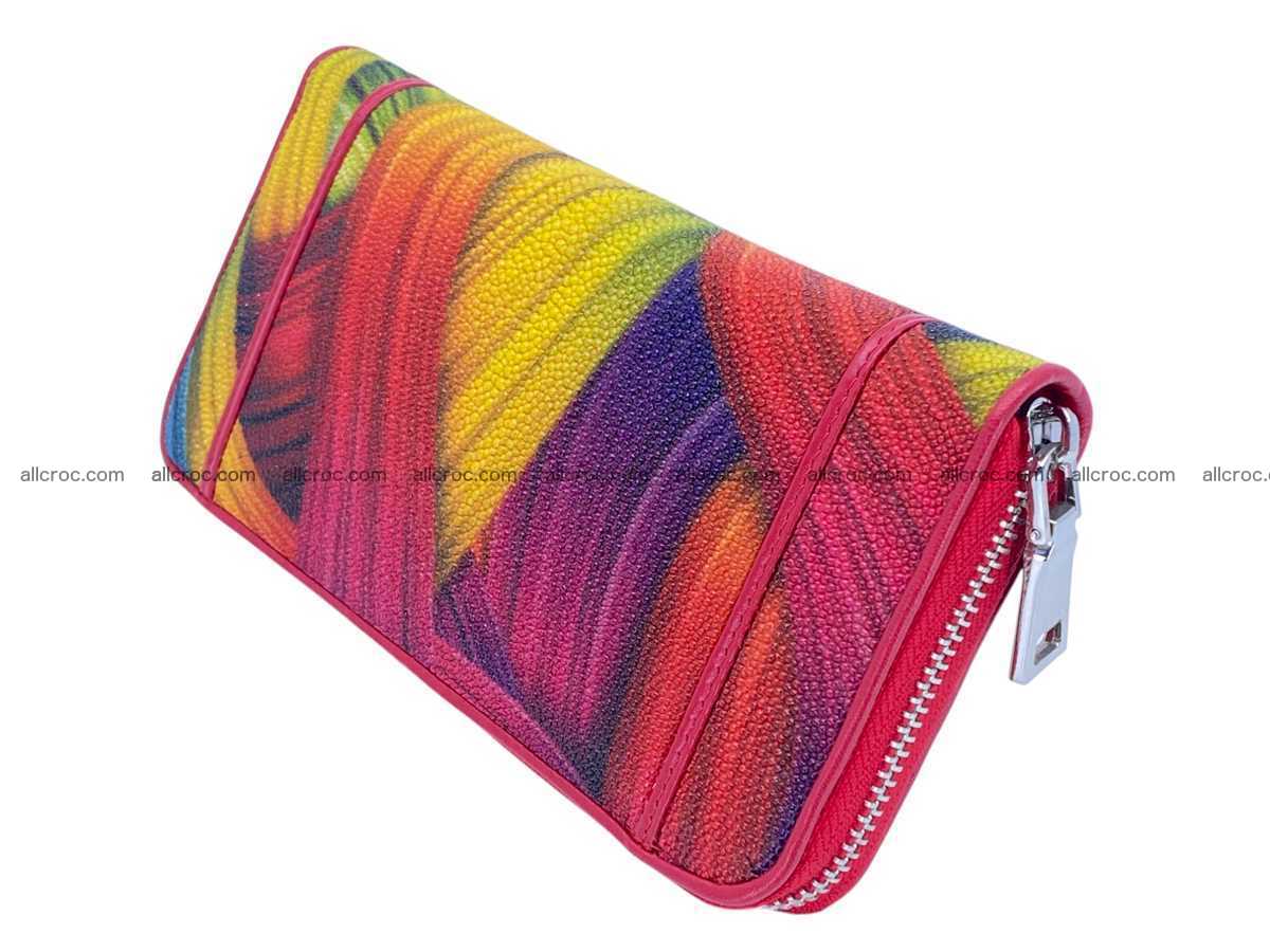 Stingray lather zip wallet 2705 Foto 3