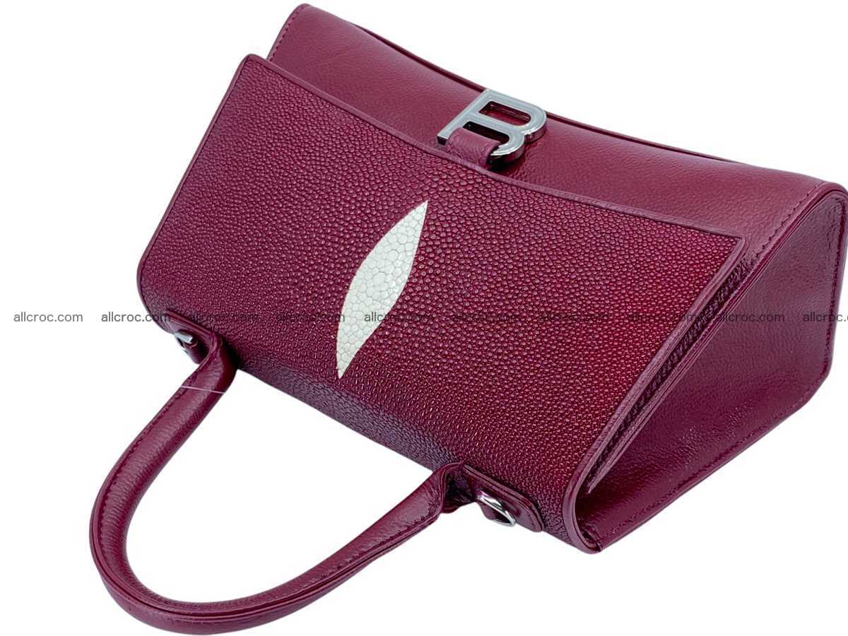 Stingray leather bag Balenciaga style 2531 Foto 16