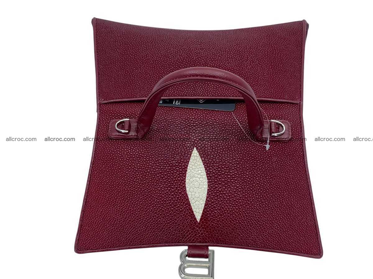 Stingray leather bag Balenciaga style 2531 Foto 18