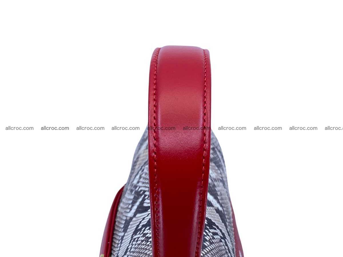 Stingray leather bag Kelly style 10 inches 2506 Foto 4