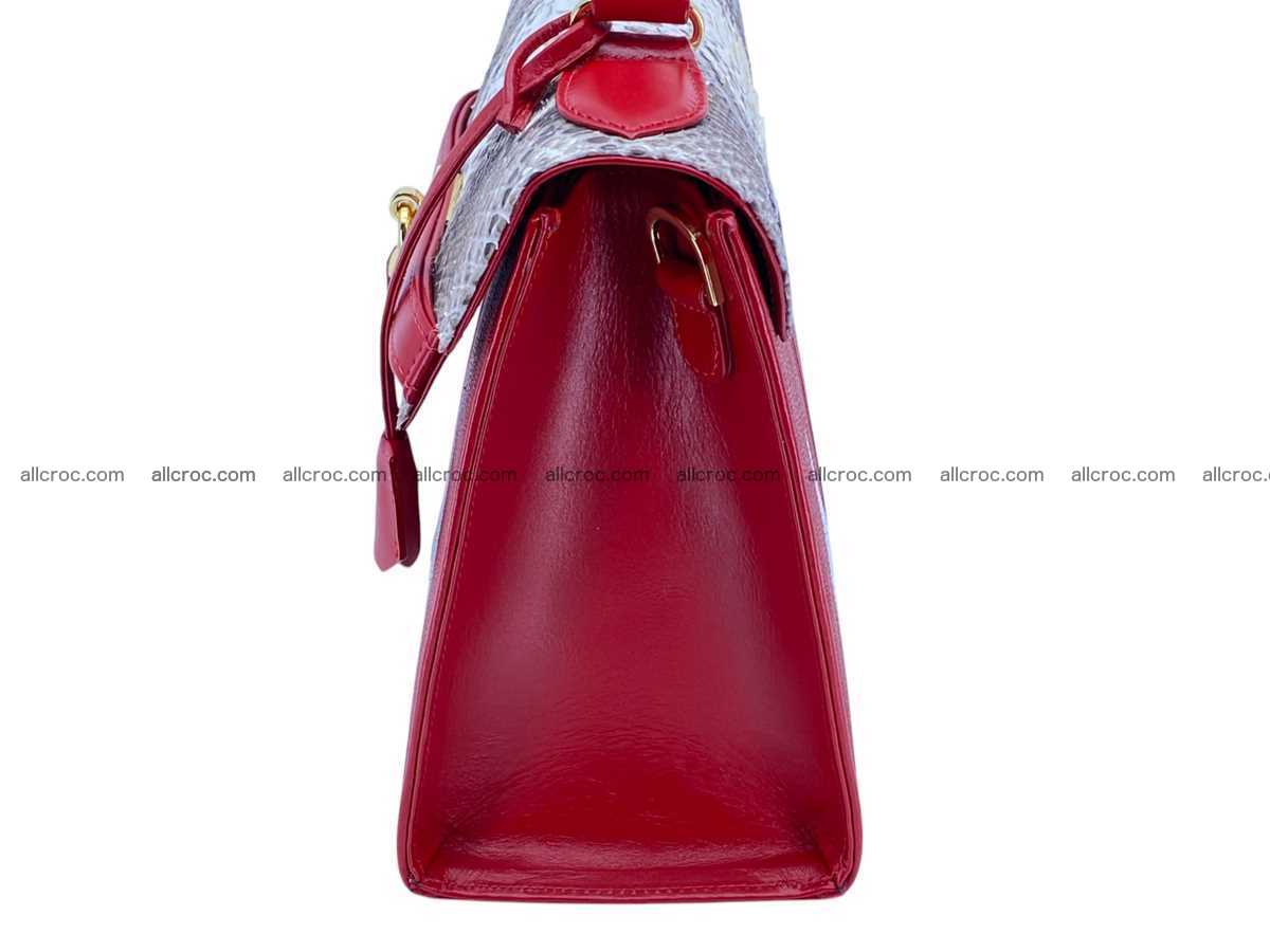 Stingray leather bag Kelly style 10 inches 2508 Foto 3