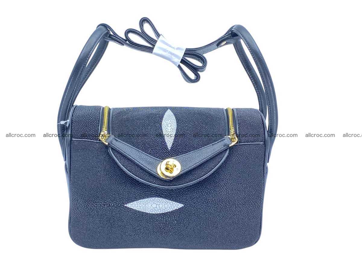 Stingray leather bag Hermès Lindy style 2543 Foto 0