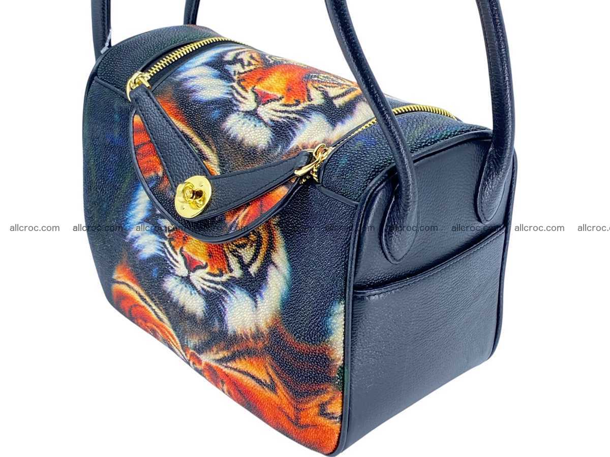 Stingray leather bag Hermès Lindy style 2537 Foto 3
