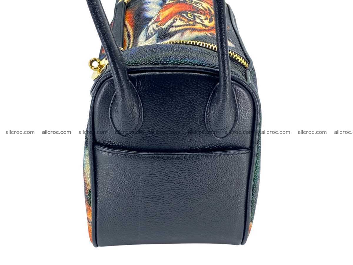 Stingray leather bag Hermès Lindy style 2537 Foto 4