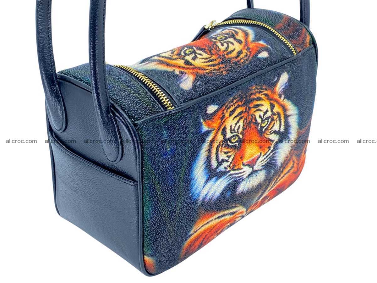 Stingray leather bag Hermès Lindy style 2537 Foto 6