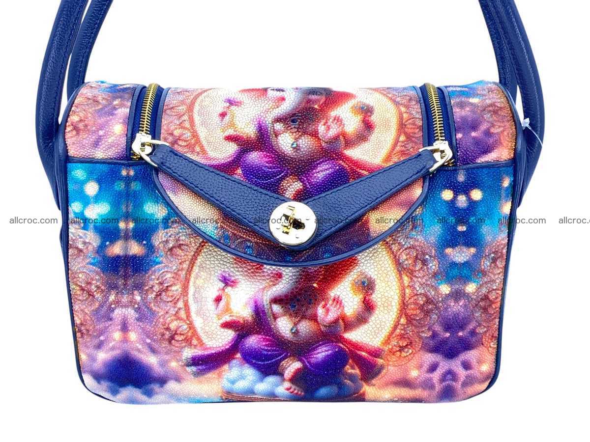 Stingray leather bag Hermès Lindy style 2536 Foto 1