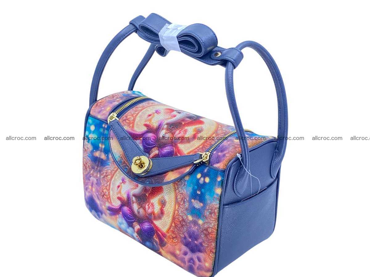 Stingray leather bag Hermès Lindy style 2536 Foto 2