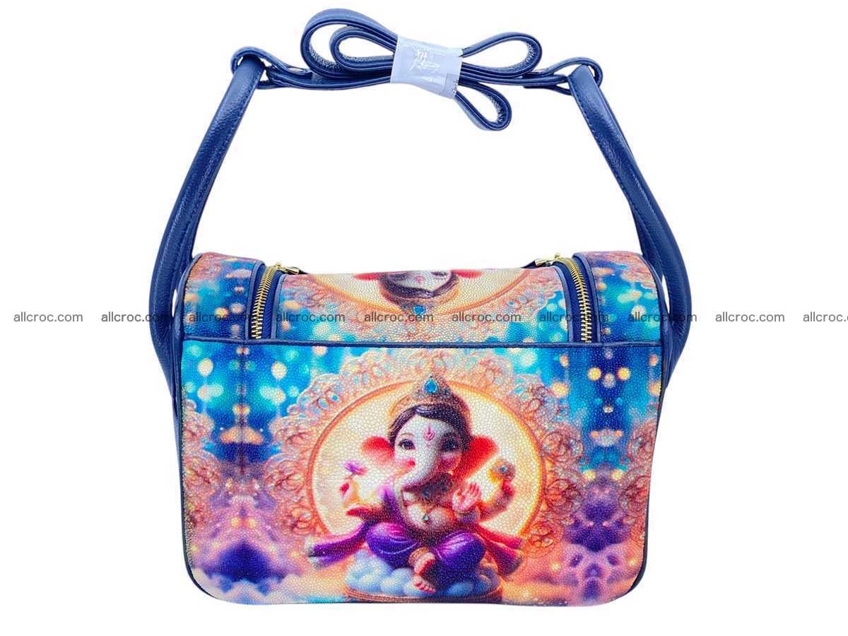 Stingray leather bag Hermès Lindy style 2536 Foto 6