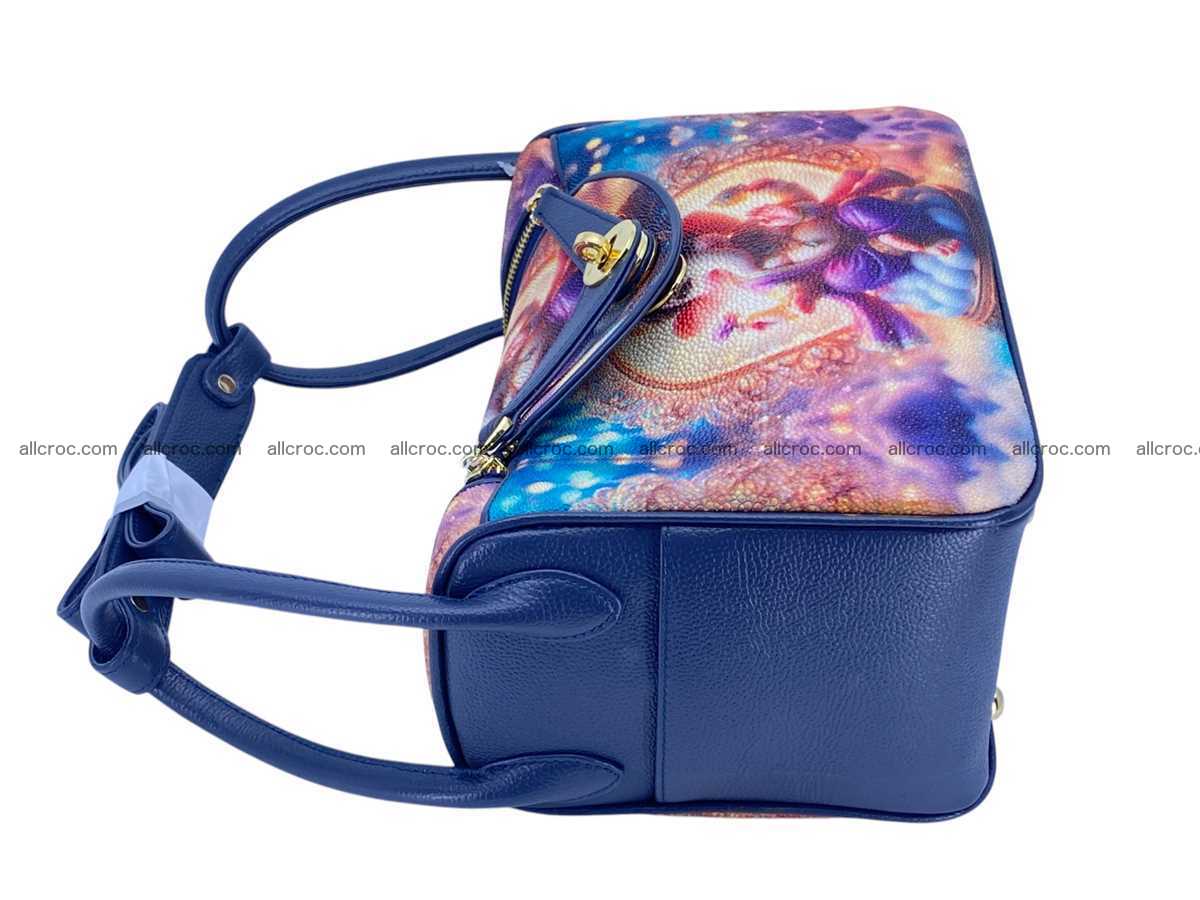 Stingray leather bag Hermès Lindy style 2536 Foto 14