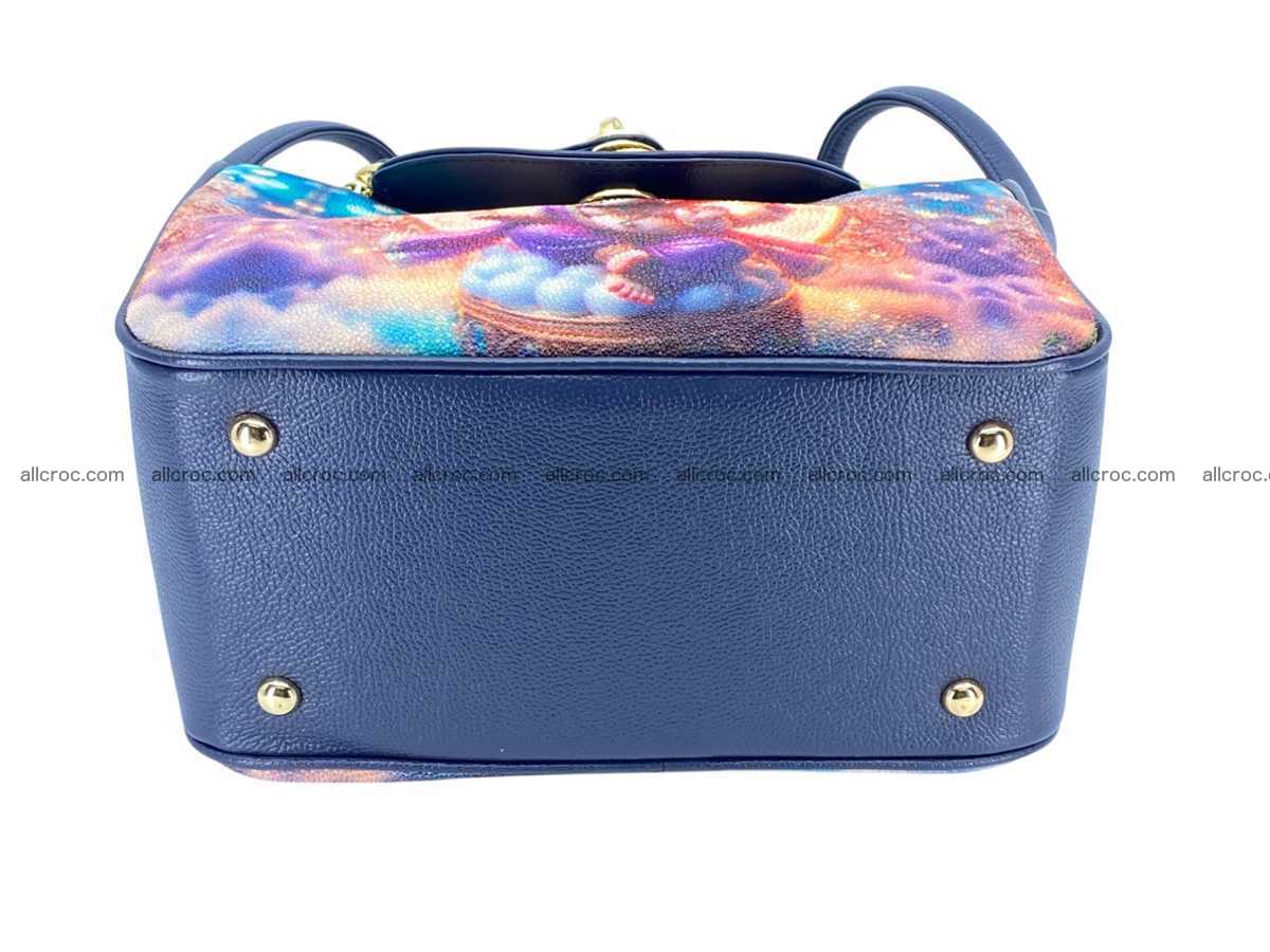 Stingray leather bag Hermès Lindy style 2536 Foto 16