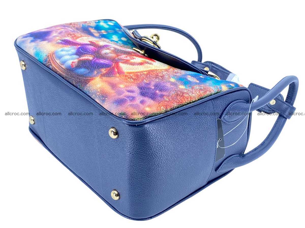 Stingray leather bag Hermès Lindy style 2536 Foto 17