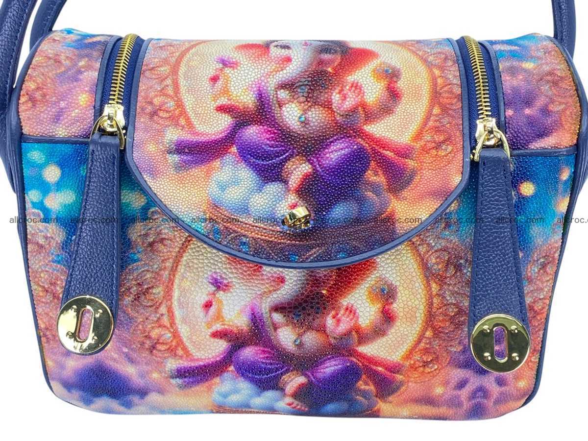 Stingray leather bag Hermès Lindy style 2536 Foto 19