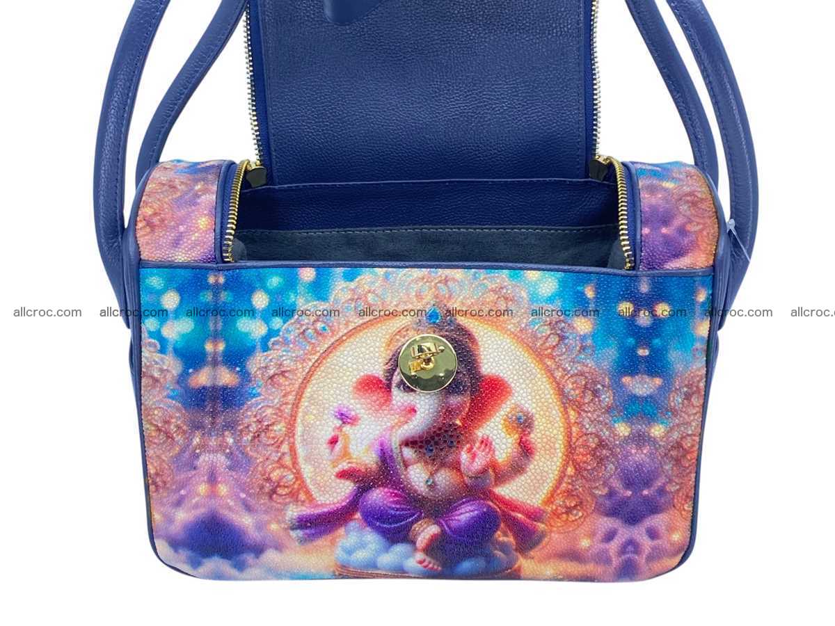 Stingray leather bag Hermès Lindy style 2536 Foto 20