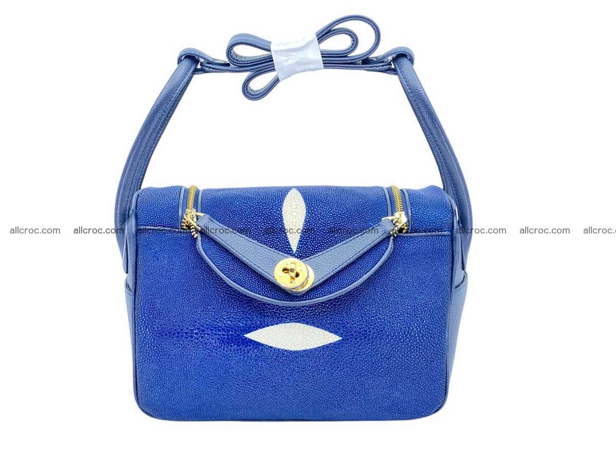 Stingray leather bag Hermès Lindy style 2542 Foto 0
