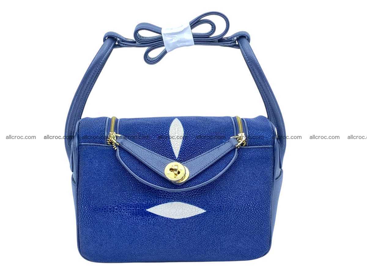 Stingray leather bag Hermès Lindy style 2542 Foto 1