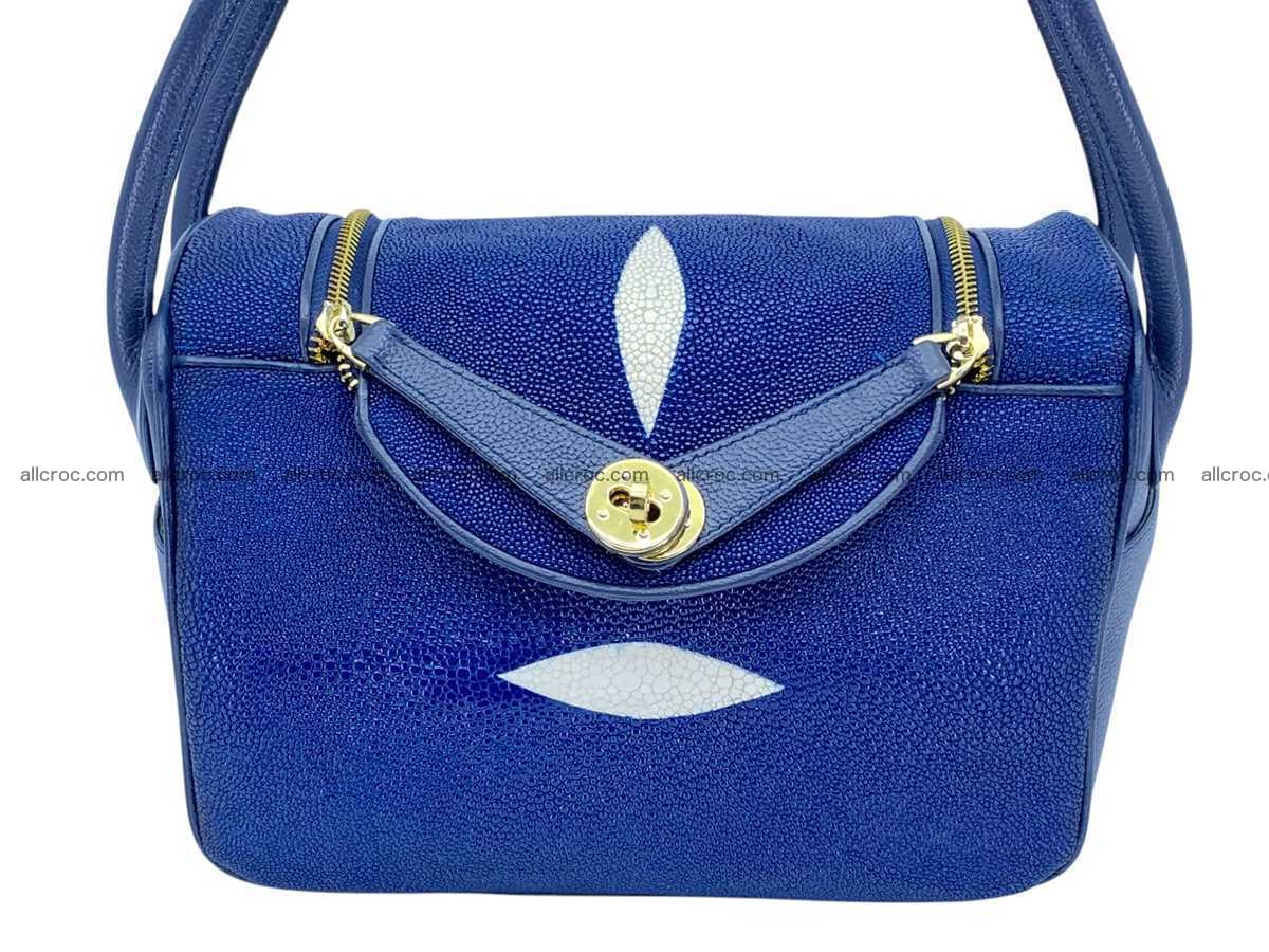Stingray leather bag Hermès Lindy style 2542 Foto 2