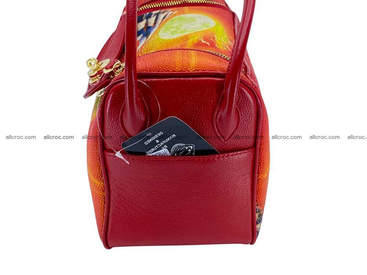 Stingray leather bag Hermès Lindy style 2539 Foto 4