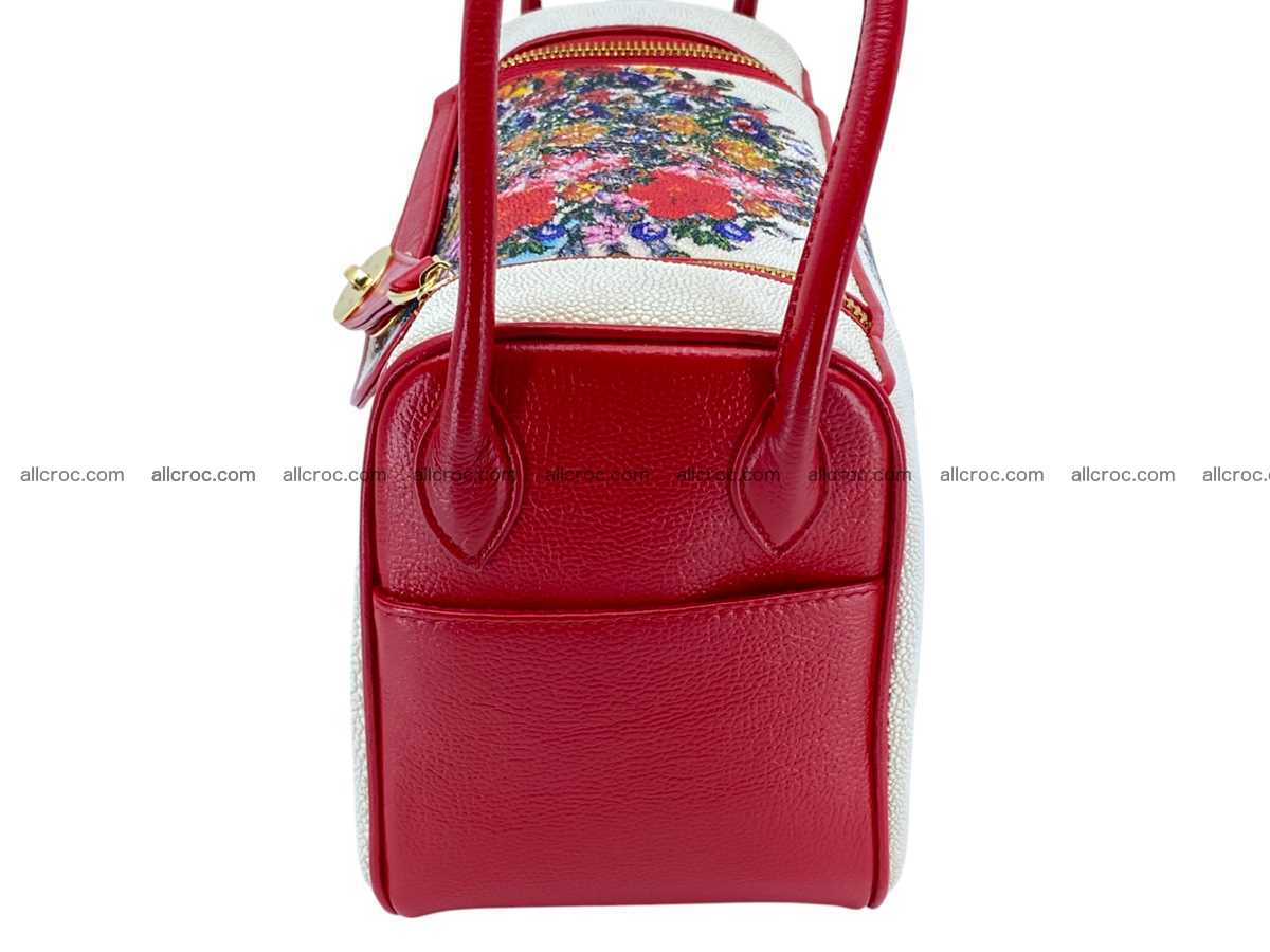 Stingray leather bag Hermès Lindy style 2540 Foto 3