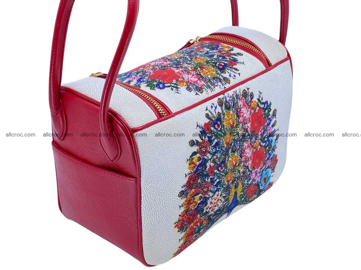 Stingray leather bag Hermès Lindy style 2540 Foto 4